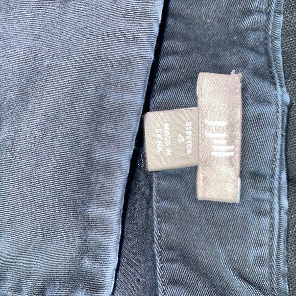 J. Jill Black Flat Front Side-Zip Slim Fit Cropped Pants Women's Size 4 - Picture 5 of 6